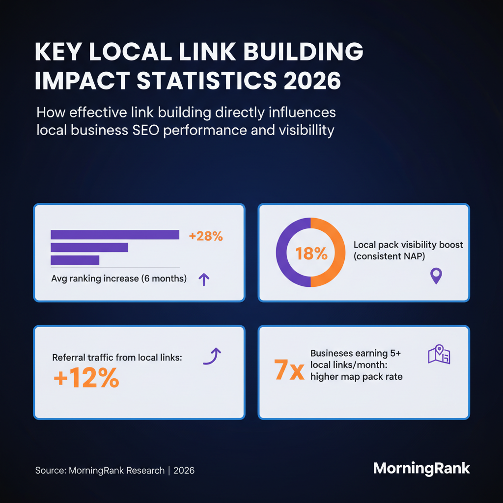 link building strategies for local businesses infographic