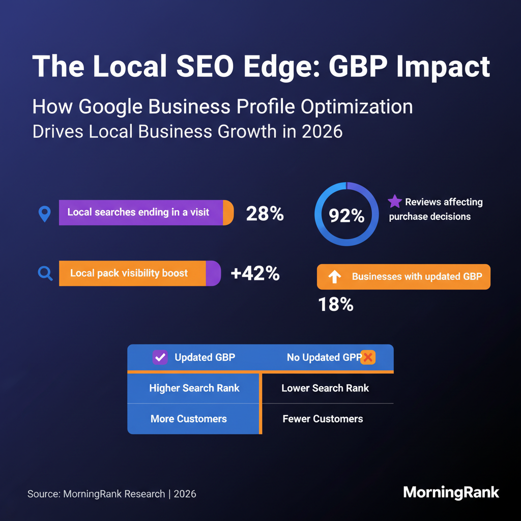 Google Business Profile optimization infographic