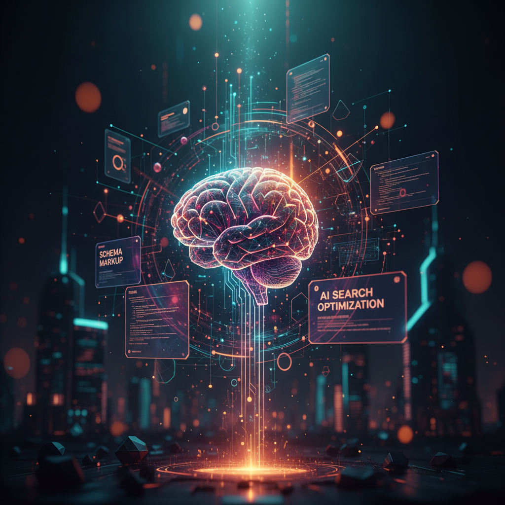 Schema Markup AI search visibility featured image