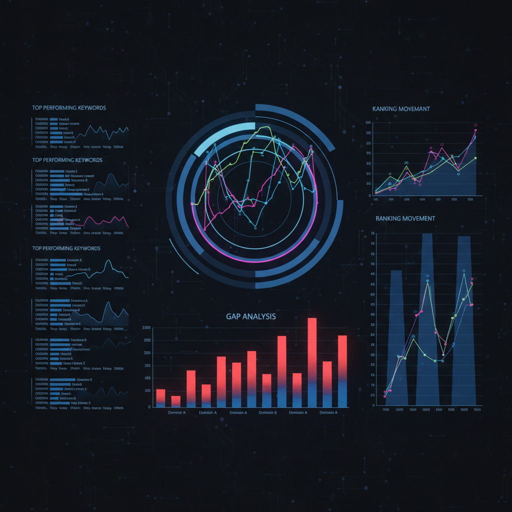 competitor keyword tracking tool illustration
