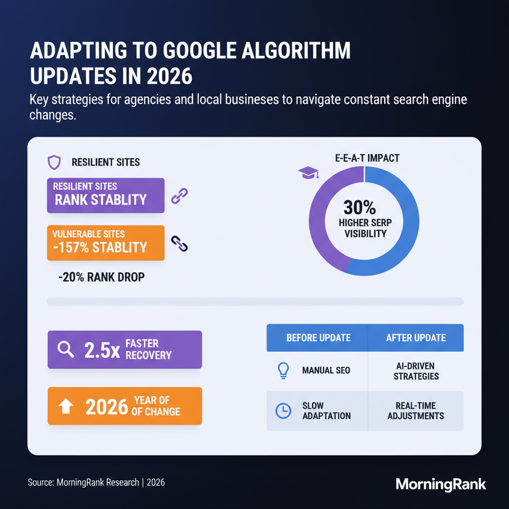 Google unconfirmed updates infographic