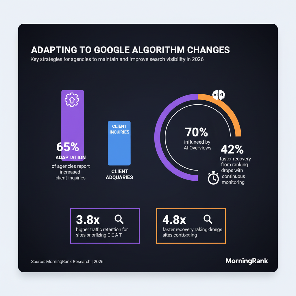 Google algorithm changes infographic