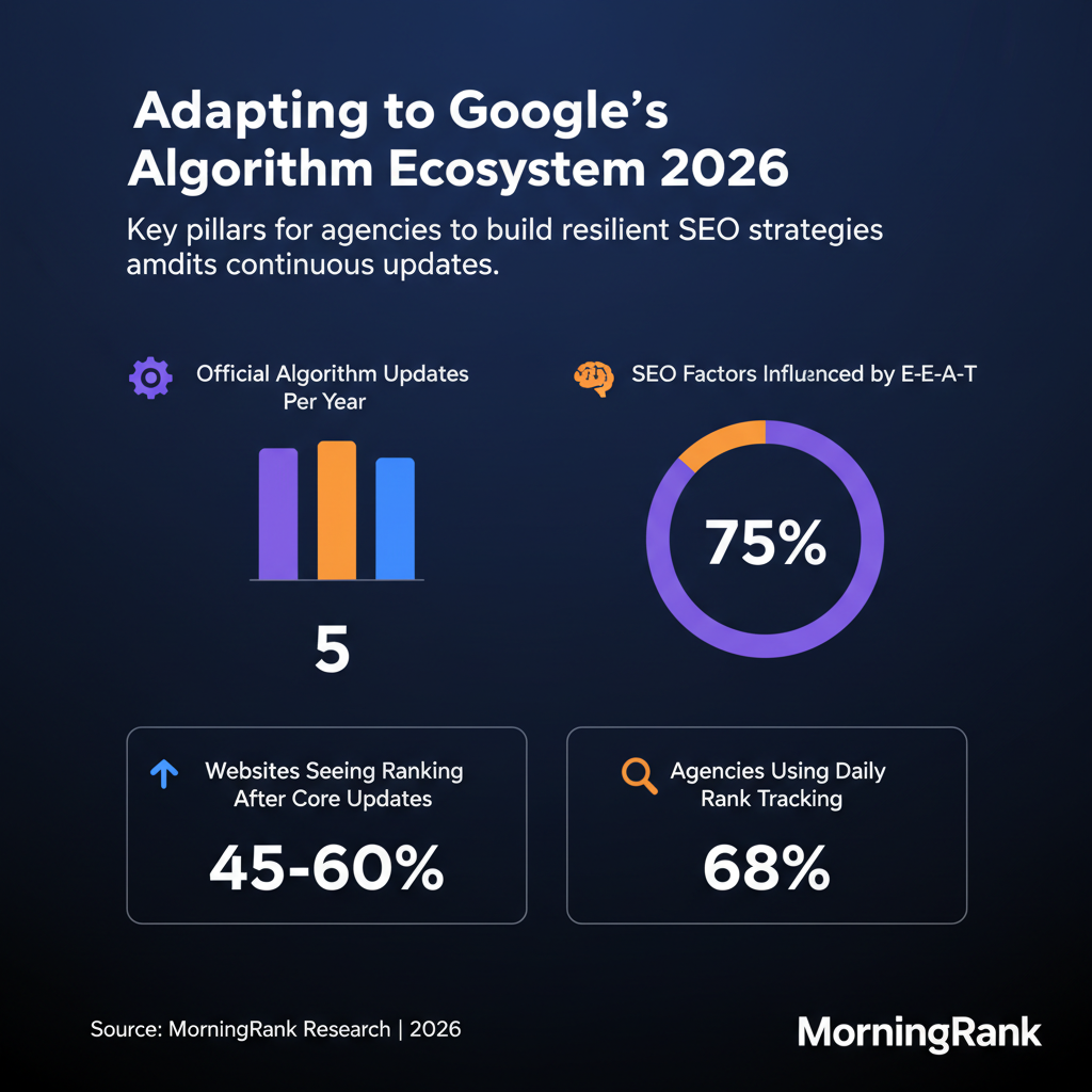 Google algorithm ecosystem infographic
