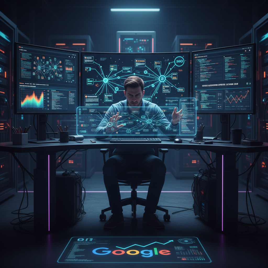 Google algorithm integration illustration