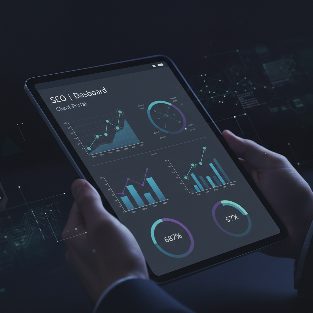 white label client portal tool illustration