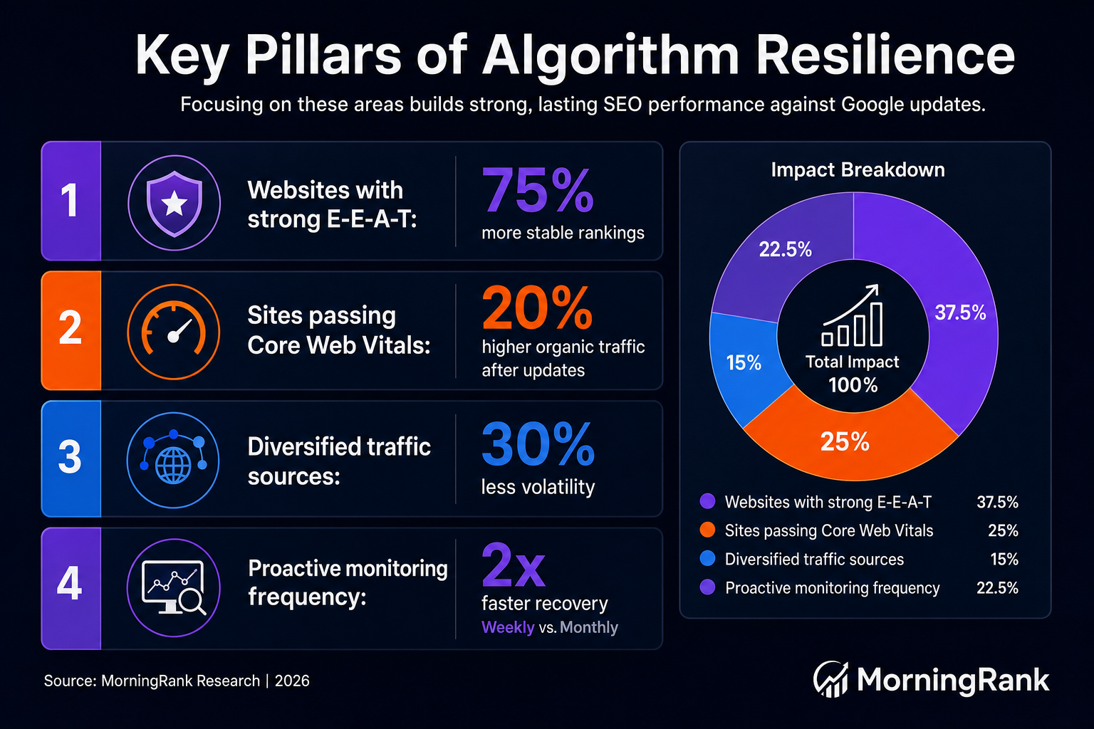 Google algorithm resilience infographic